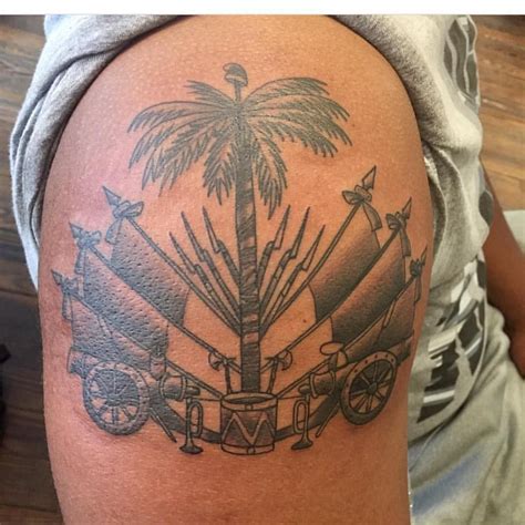 Tattoo Inspiration. . Haitian flag tattoo